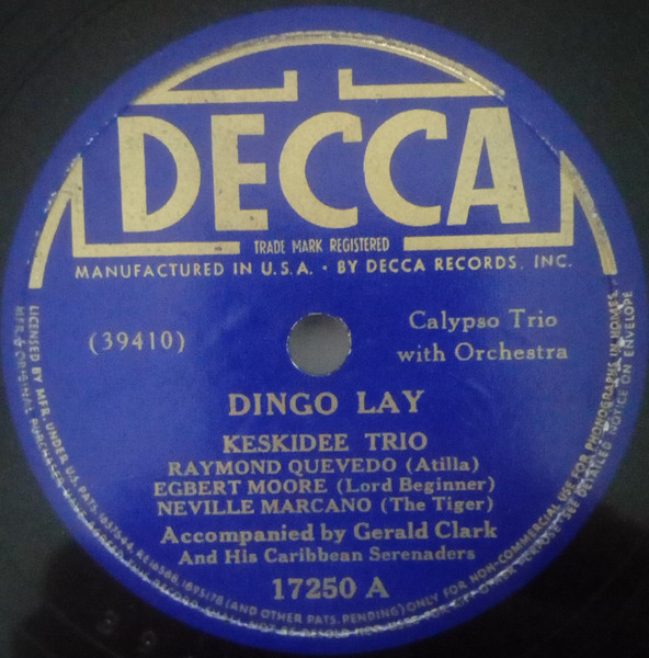 Record Cover - Dingolay 1930s