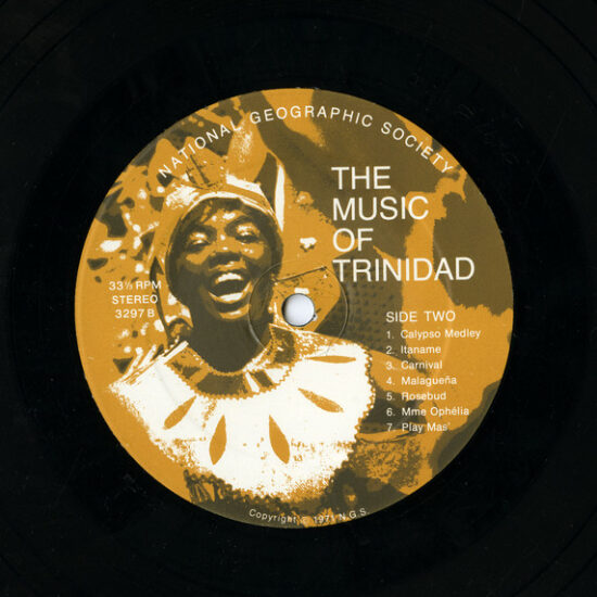 Snapshot of Record - Music of Trinidad - National Geographic Society